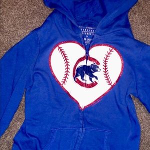 Girls Cubs sweater size 7